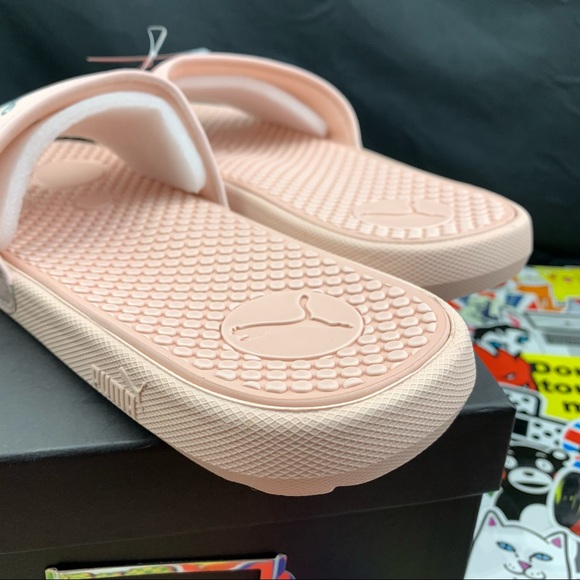 Puma Cool Cat Iridescent Logo Women’s Slides - Picture 9 of 9